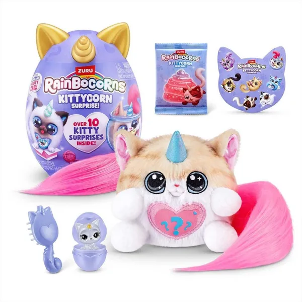 imagen de Rainbocorns: Pocket Kittycorn sorpresa gato de peluche en varias versiones 1ud 6