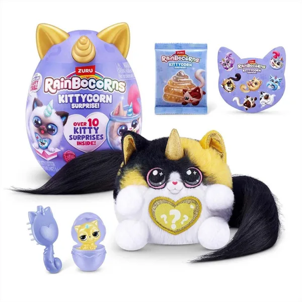 imagen de Rainbocorns: Pocket Kittycorn sorpresa gato de peluche en varias versiones 1ud 8