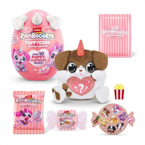 imagen de Rainbocorns: Pocket Puppycorn sorpresa perrito de peluche aromático en varias versiones 1ud 9