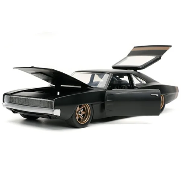 imagen de Rápido y Furioso: modelo de coche 1968 Dodge Charger Widebody 1/24 - Simba Toys 6