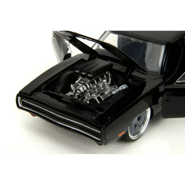 imagen de Rápido y Furioso: modelo de coche de metal 1970 Dodge Charger 1/24 - Jada Toys 5