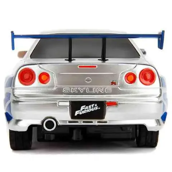 imagen de Rápido y Furioso: RC Brian's Nissan Skyline GT-R (BNR35) coche teledirigido 1/24 - Simba Toys 5