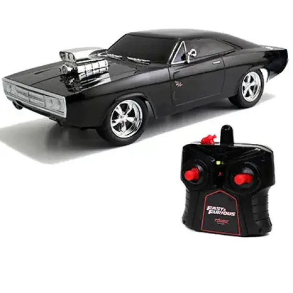 imagen de Rápido y Furioso: RC Dom's Dodge Charger R/T coche teledirigido 1/24 - Simba Toys 2