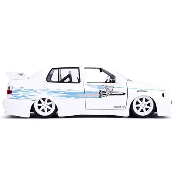 imagen de Rápido y Furioso: Volkswagen Jetta de Jesse modelo de coche de metal 1/24 - Simba Toys 3