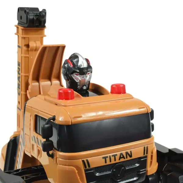 imagen de RC Autobot Titan robot transformable camión grúa 27MHz 26cm 6