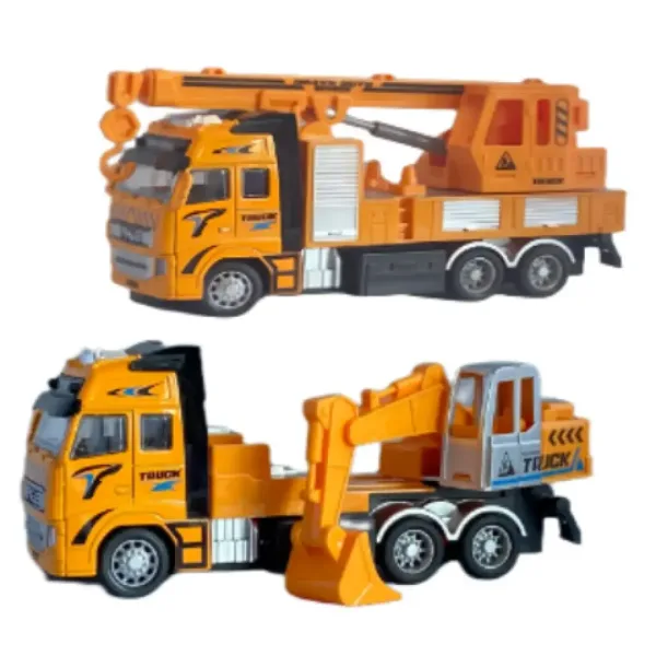 imagen de RC Excavadora o grúa de construcción teledirigida con luz en dos versiones 27MHz 1/36 de escala 20cm 2