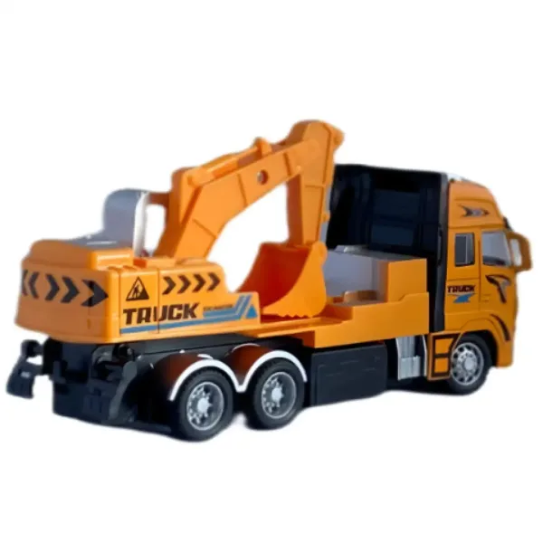 imagen de RC Excavadora o grúa de construcción teledirigida con luz en dos versiones 27MHz 1/36 de escala 20cm 4