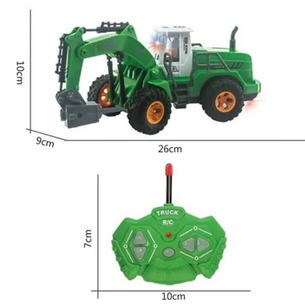imagen de RC Truck camión de control remoto verde 1/30 27MHz 2