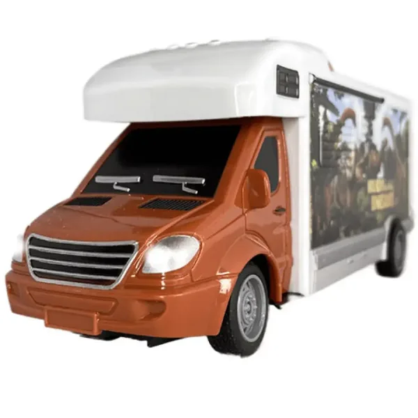 imagen de RC Vehículo a control remoto Walking with Dinosaurus autocaravana con luz 27MHz escala 1/32 25cm 3