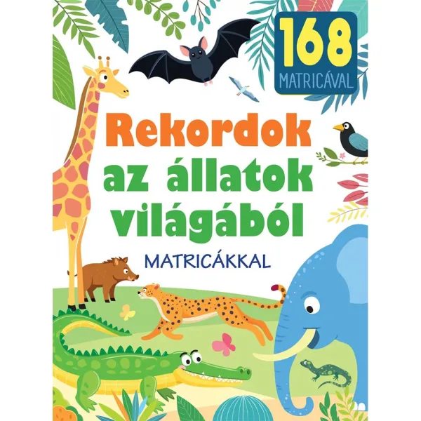 imagen de Récords del mundo animal libro educativo con pegatinas 1