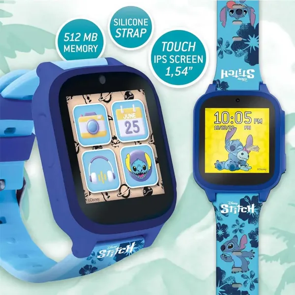 imagen de Reloj inteligente con diseño de Disney Stitch - Lisciani 2