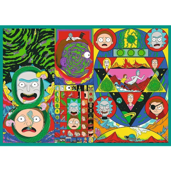 imagen de Rick y Morty Aventuras Locas rompecabezas de 4x250 piezas - Trefl 5