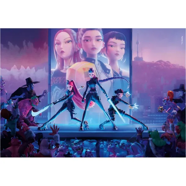 imagen de Rompecabezas compacto de 1000 piezas de K-POP Demon Hunters - Clementoni 2