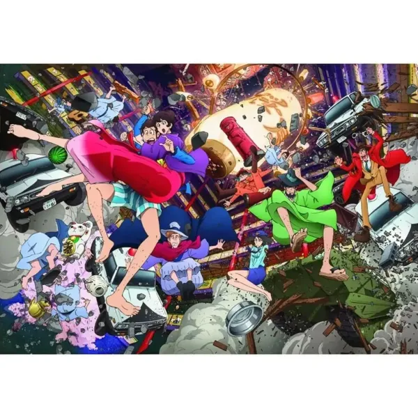 imagen de Rompecabezas compacto de 1500 piezas de Lupin the 3rd - Clementoni 2