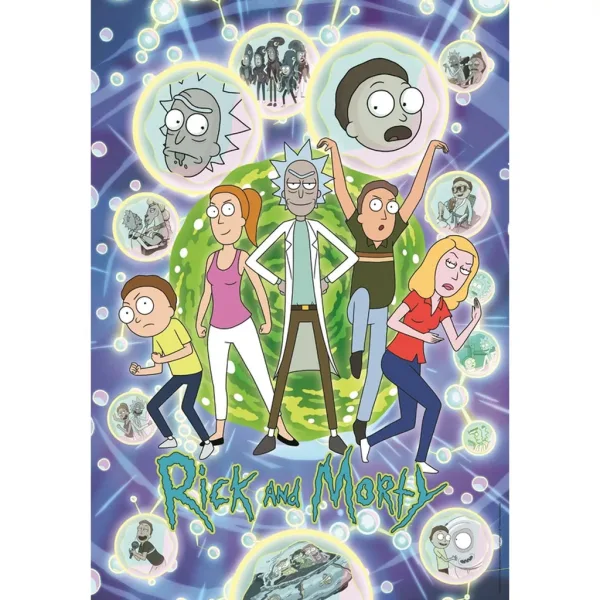 imagen de Rompecabezas de 1000 piezas de Rick y Morty - Clementoni 2