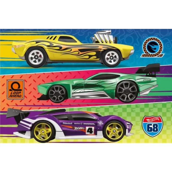 imagen de Rompecabezas de carrera Hot Wheels de 60 piezas - Trefl 2