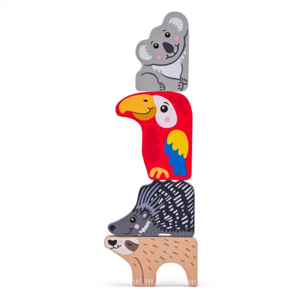 imagen de Rompecabezas de formas de madera con animales - Woodyland 5