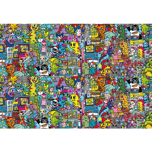 imagen de Rompecabezas panorámico de 1000 piezas Tokidoki - Clementoni 2