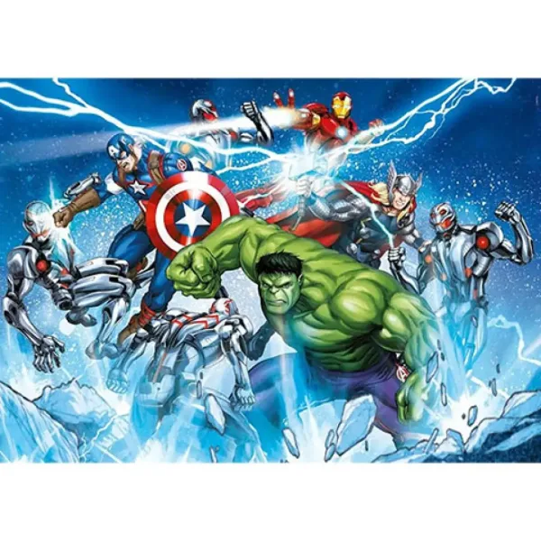 imagen de Rompecabezas Super Color de 104 piezas de los Vengadores - Clementoni 2
