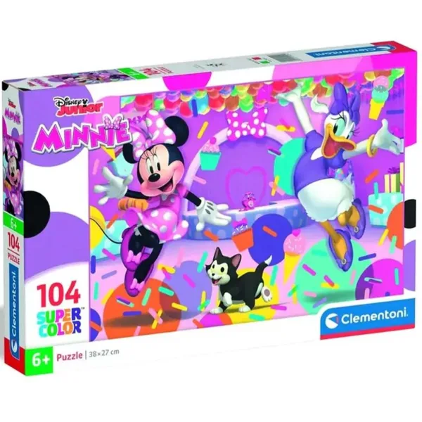imagen de Rompecabezas SuperColor de Minnie Mouse de 104 piezas - Clementoni 1