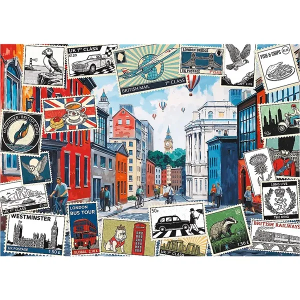 imagen de Saludos desde Londres – Rompecabezas creativo de 500 piezas – Trefl 2
