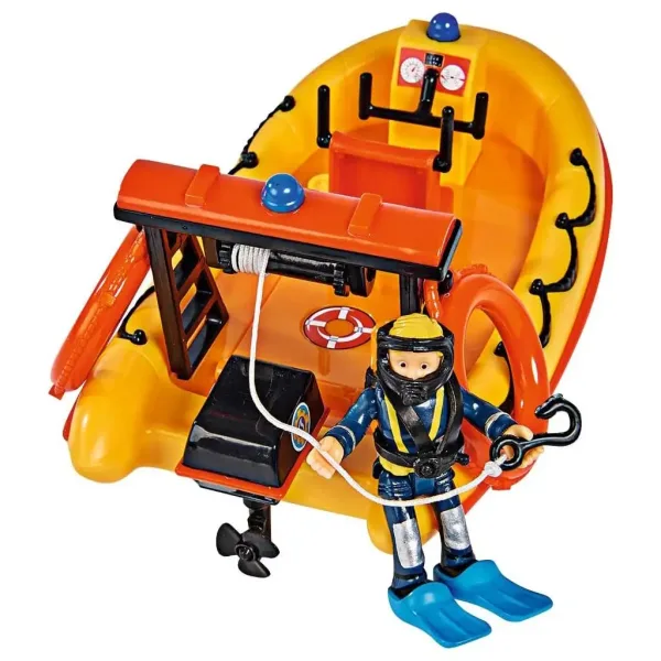 imagen de Sam el bombero: Barco de motor Neptuno con figura de Penny - Simba Toys 3