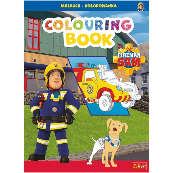 imagen de Sam el bombero libro para colorear - Trefl 1