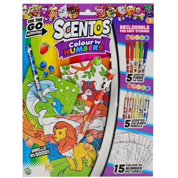 imagen de Scentos Libro para Colorear con Números 1