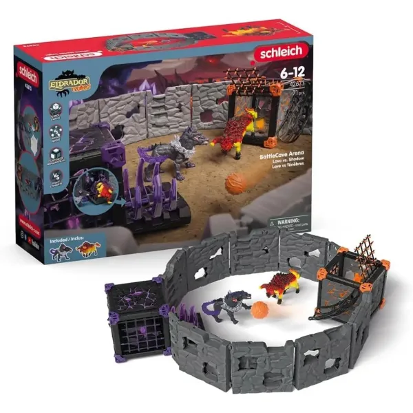 imagen de Schleich: Arena de la cueva de batalla - Lava vs Sombra juego (42673) 4