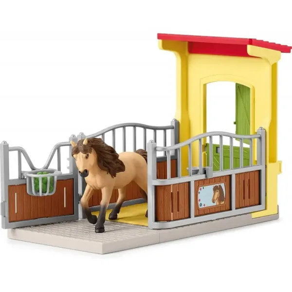 imagen de Schleich: Farm World - Caja de ponis Conjunto de semental islandés (42609) 3
