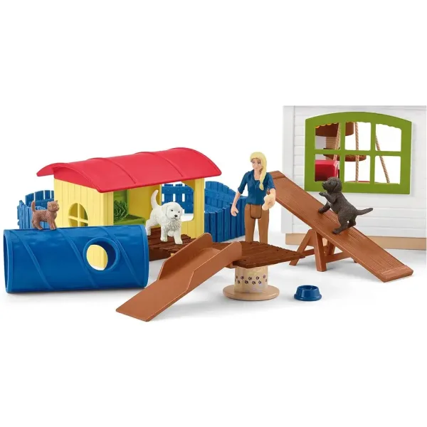 imagen de Schleich: Farm World - Hotel para mascotas juego (42607) 2