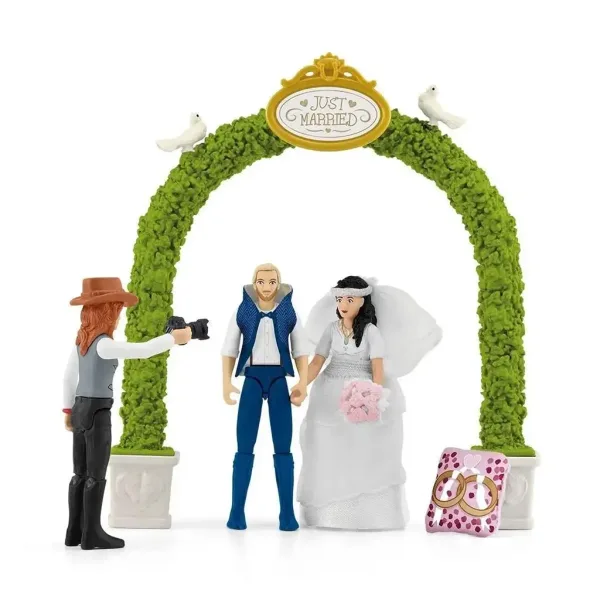 imagen de Schleich: Horse Club - Set de carroza de boda (42641) 4