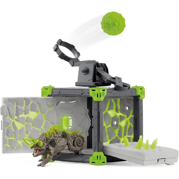 imagen de Schleich: Set de camaleón de piedra de Battlecave (42677) 2