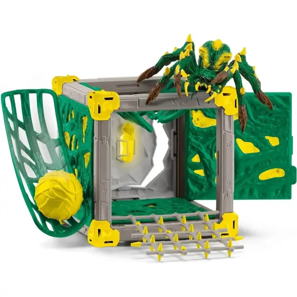 imagen de Schleich: Set de tarantela de la cueva de batalla de la jungla (42678) 2