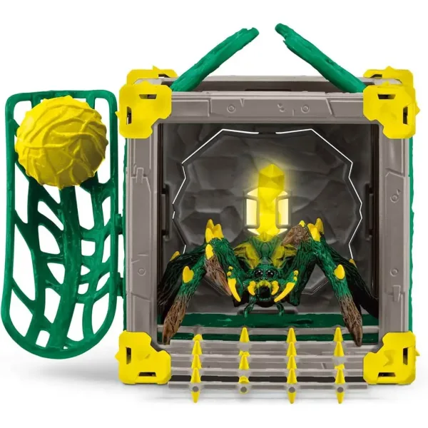 imagen de Schleich: Set de tarantela de la cueva de batalla de la jungla (42678) 3