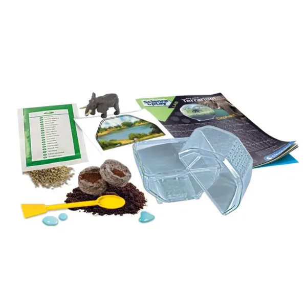 imagen de Science & Play: Mini elefante terrario juego set - Clementoni 3