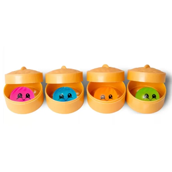 imagen de Scrunchems Dumpling: Juguete antiestrés mini bola de vapor sorpresa 3