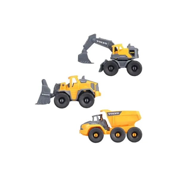 imagen de Set de 3 vehículos de construcción Volvo - Dickie Toys 4