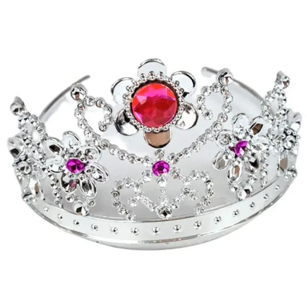 imagen de Set de belleza de princesa con tiara, horquilla, pendientes y varita mágica 3