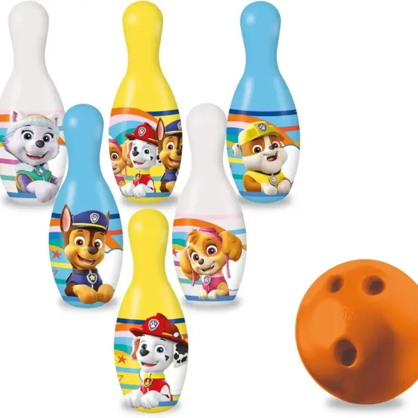 imagen de Set de bolos de Patrulla Canina con 6 figuras - Mondo Toys 2