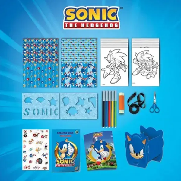 imagen de Set de colorear creativo Sonic en bolsa – Lisciani 3