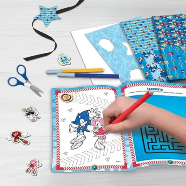 imagen de Set de colorear creativo Sonic en bolsa – Lisciani 4