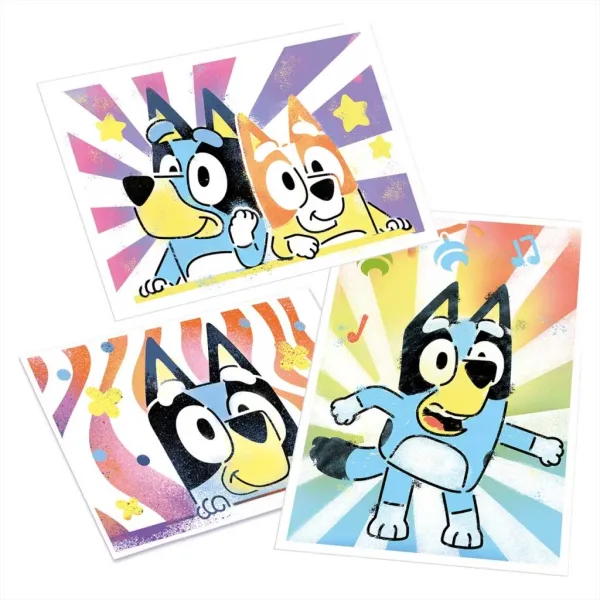 imagen de Set de creación de pósters Bluey Airbrush Art en maletín 3