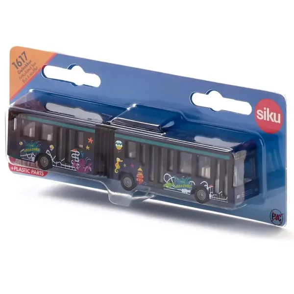 imagen de SIKU Autobús articulado urbano azul 1/55 4