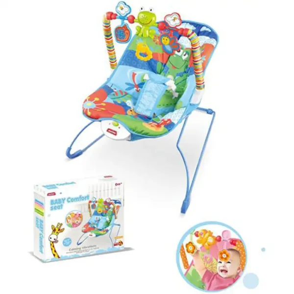 imagen de Silla de descanso vibrante y musical con diseño de rana 2