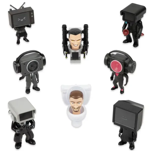 imagen de Skibidi Toilet WC sorpresa minifigura set 1ud 2