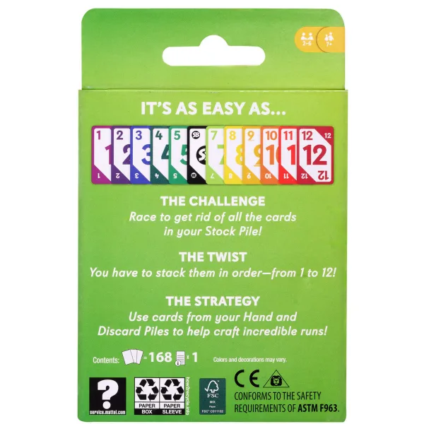 imagen de SKIP-BO juego de cartas - Mattel 4