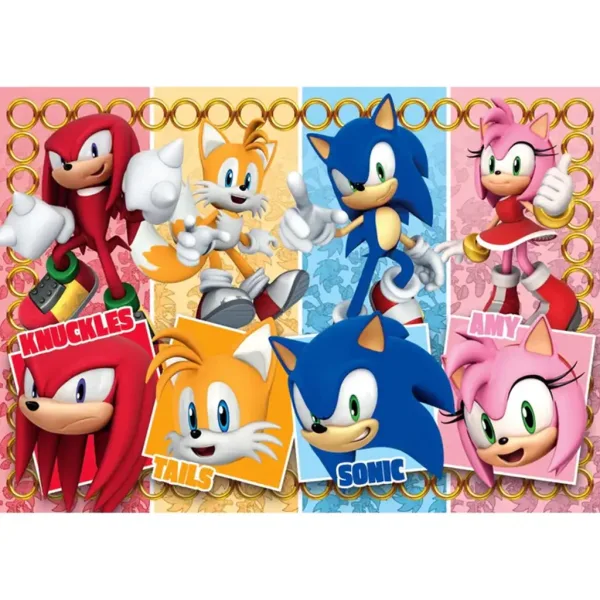 imagen de Sonic y sus amigos rompecabezas maxi supercolor de 60 piezas - Clementoni 2
