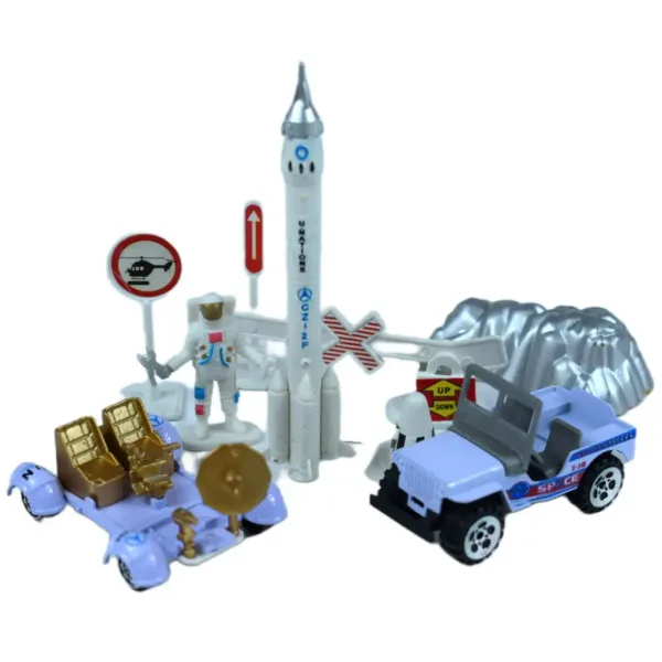 imagen de Space Team: Set de juego espacial con vehículos y accesorios en varias versiones 1ud 6