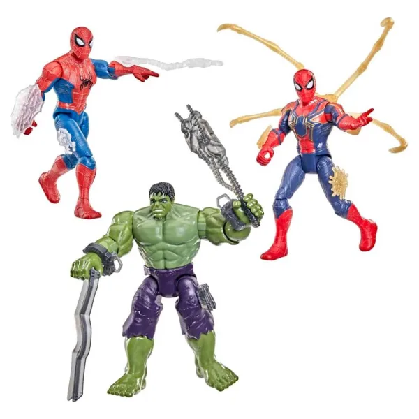 imagen de Spider-Man Nuevo día: ActionVerse Figura de acción set de 3 piezas – Hasbro 3